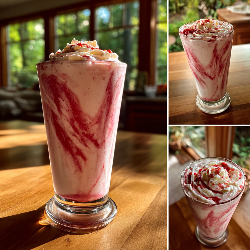 Erdbeer-Milkshake mit Joghurt