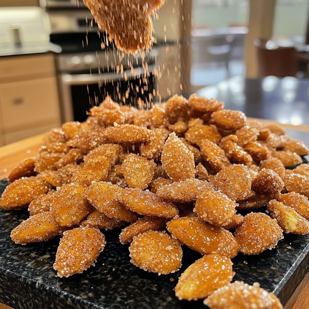 Karamellisierte Zimt-Zucker-Mandeln