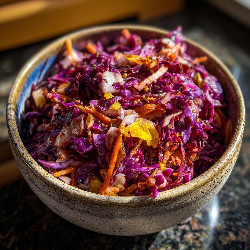 Gerösteter Rotkohl Salat | Vegan & Schnell Rezept