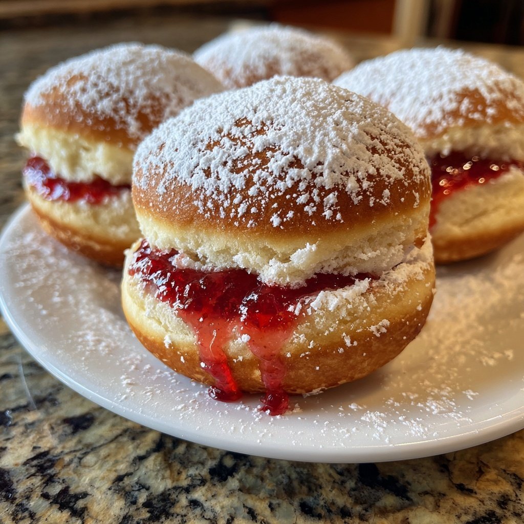 Deutsche Gebackene Marmeladen Berliner