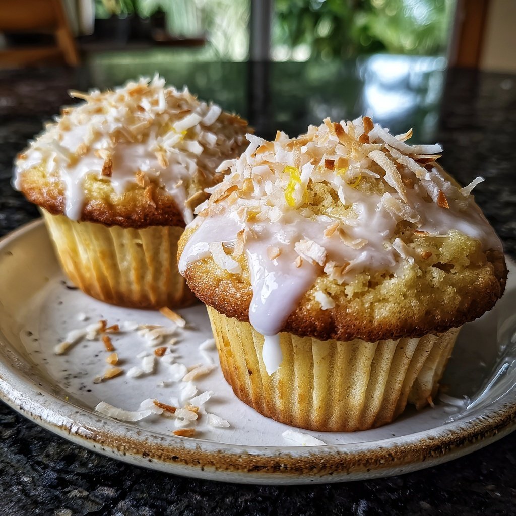 Zitronen Kokos Cupcake Delight