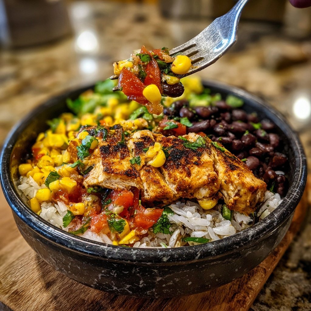 Chipotle Hähnchen Burrito Bowl
