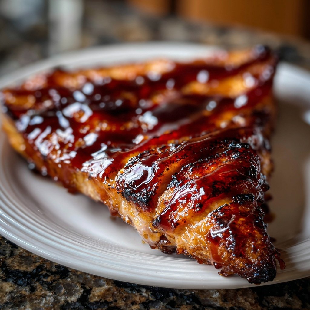 Schinken mit Kirsch Bourbon Glasur