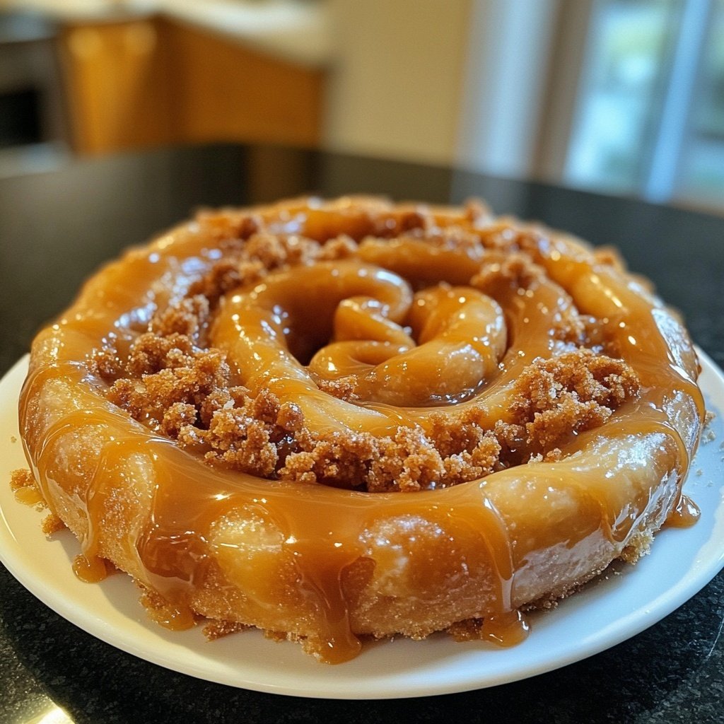 Karamell Nougat Schnecken