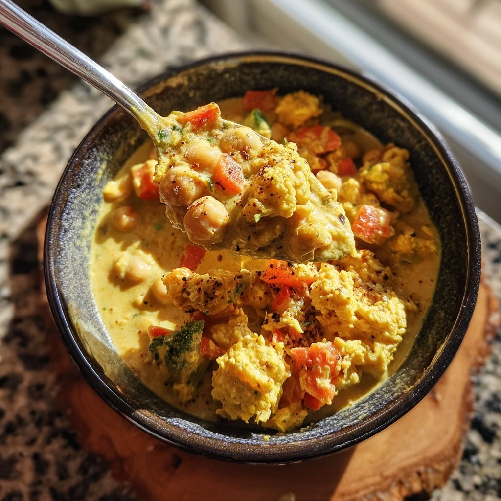 Kichererbsen Gemüse Kokos Curry