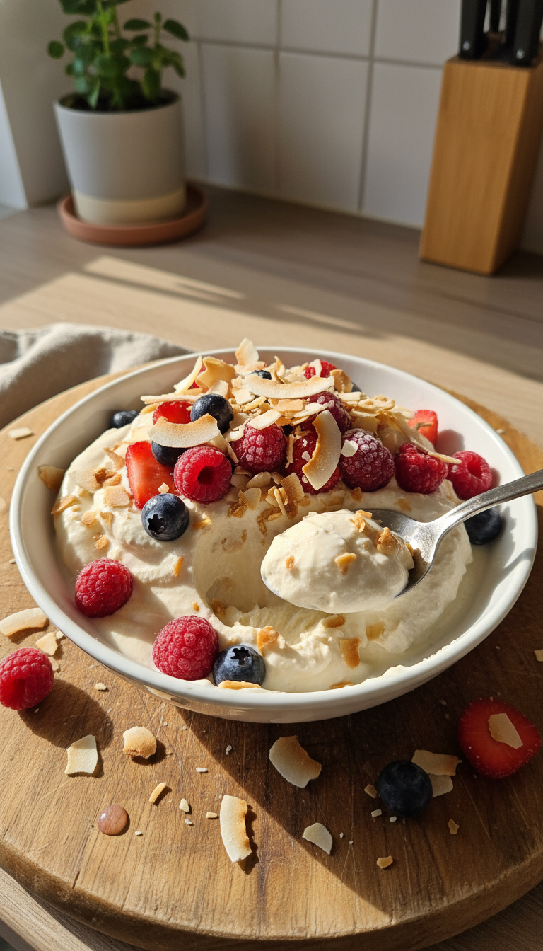 Kokos Frozen Joghurt Becher​