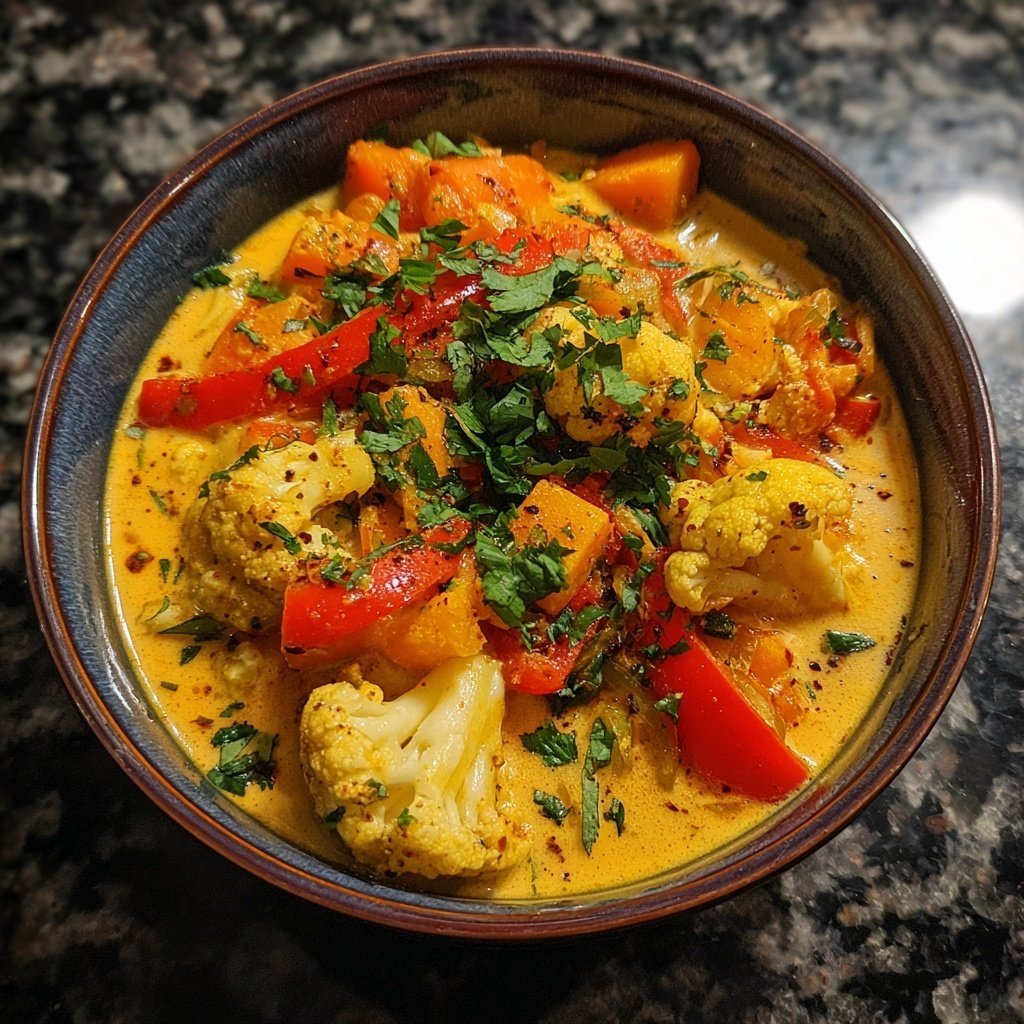 Pikantes Gemüsecurry mit Vanille