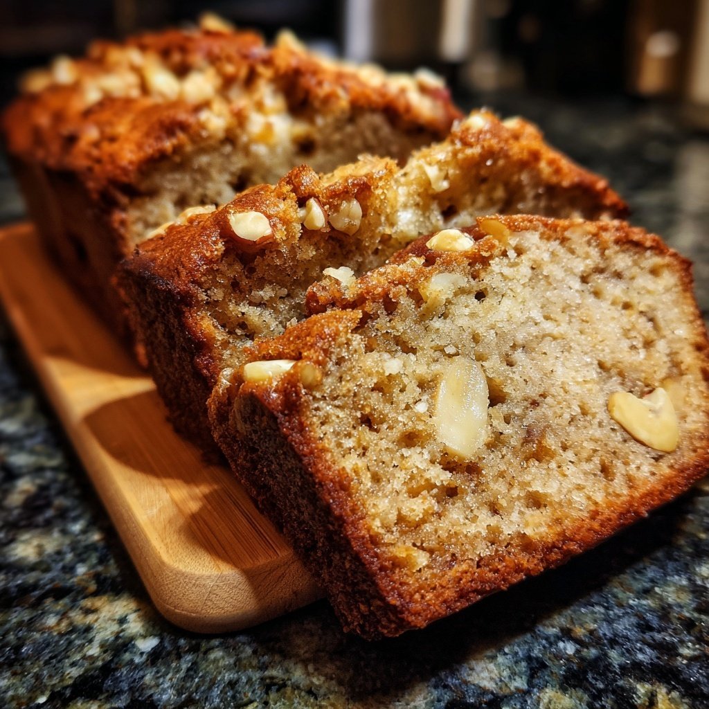 Bananen Macadamia Nussbrot