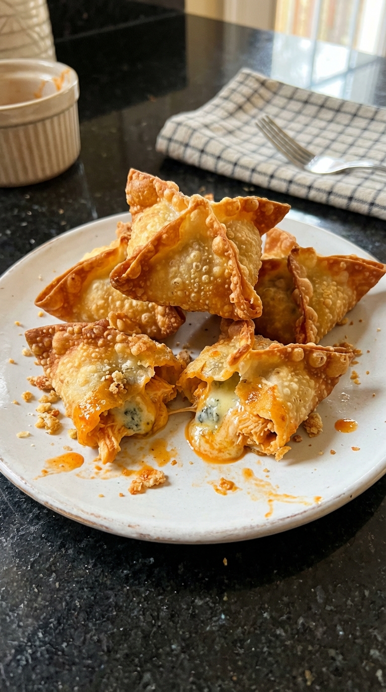 Buffalo Hähnchen Wontons​