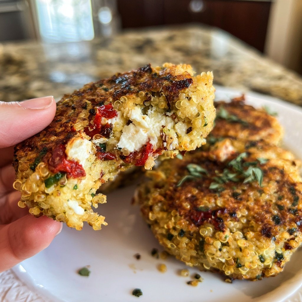 Mediterrane Quinoa Sliders