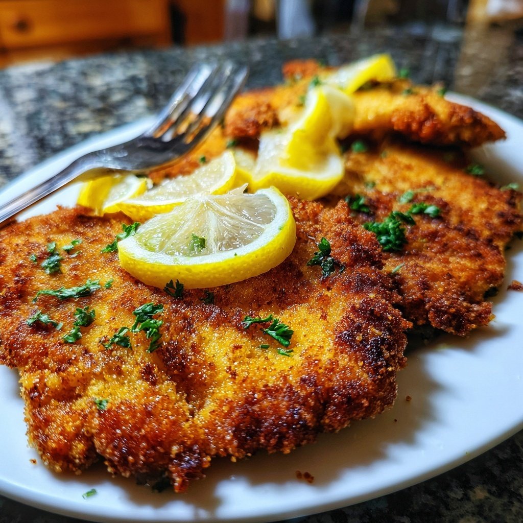 Crispy Perfection German Schnitzel