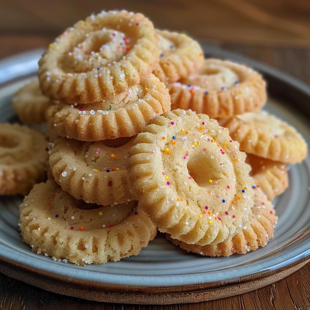 Spritzgebäck mit Marzipan