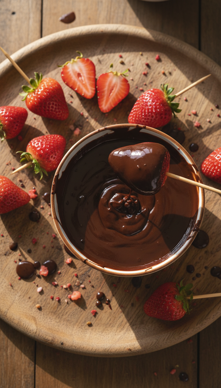 Schoko Erdbeer Fondue Erlebnis​