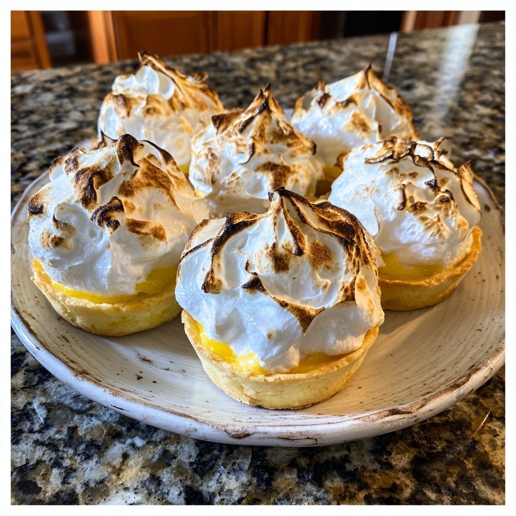 Mini Zitronen Baiser Törtchen