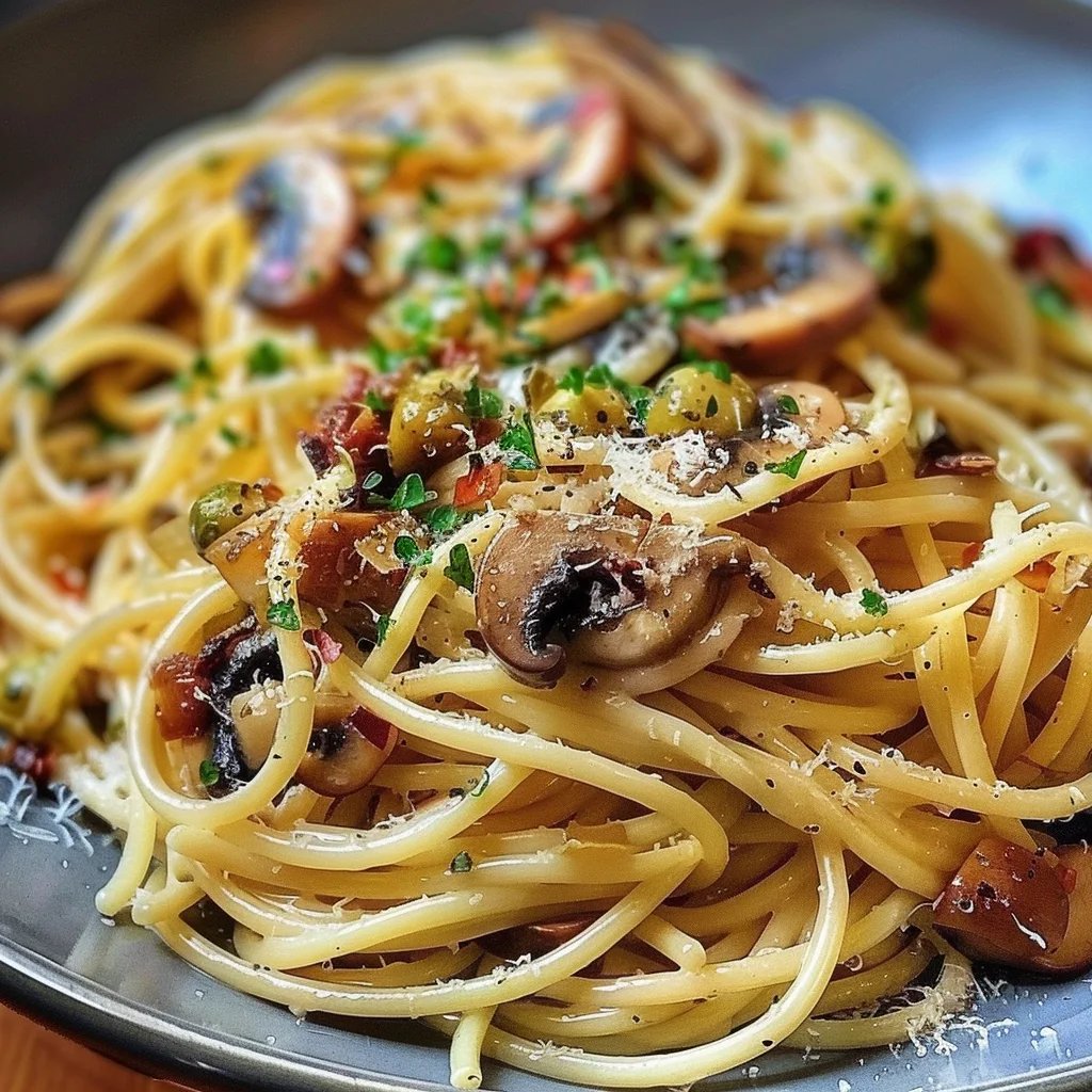 Spaghetti mit Rosenkohl