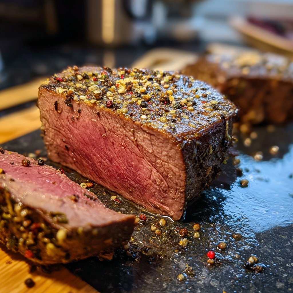 Zartes Rinderfilet mit Pfefferkörner