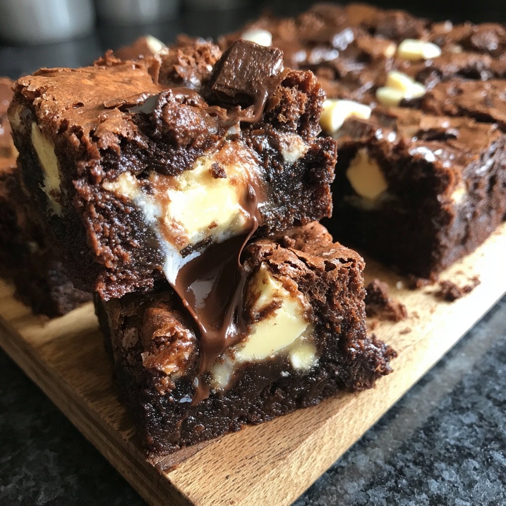 Dreifach Schokoladen Brownies