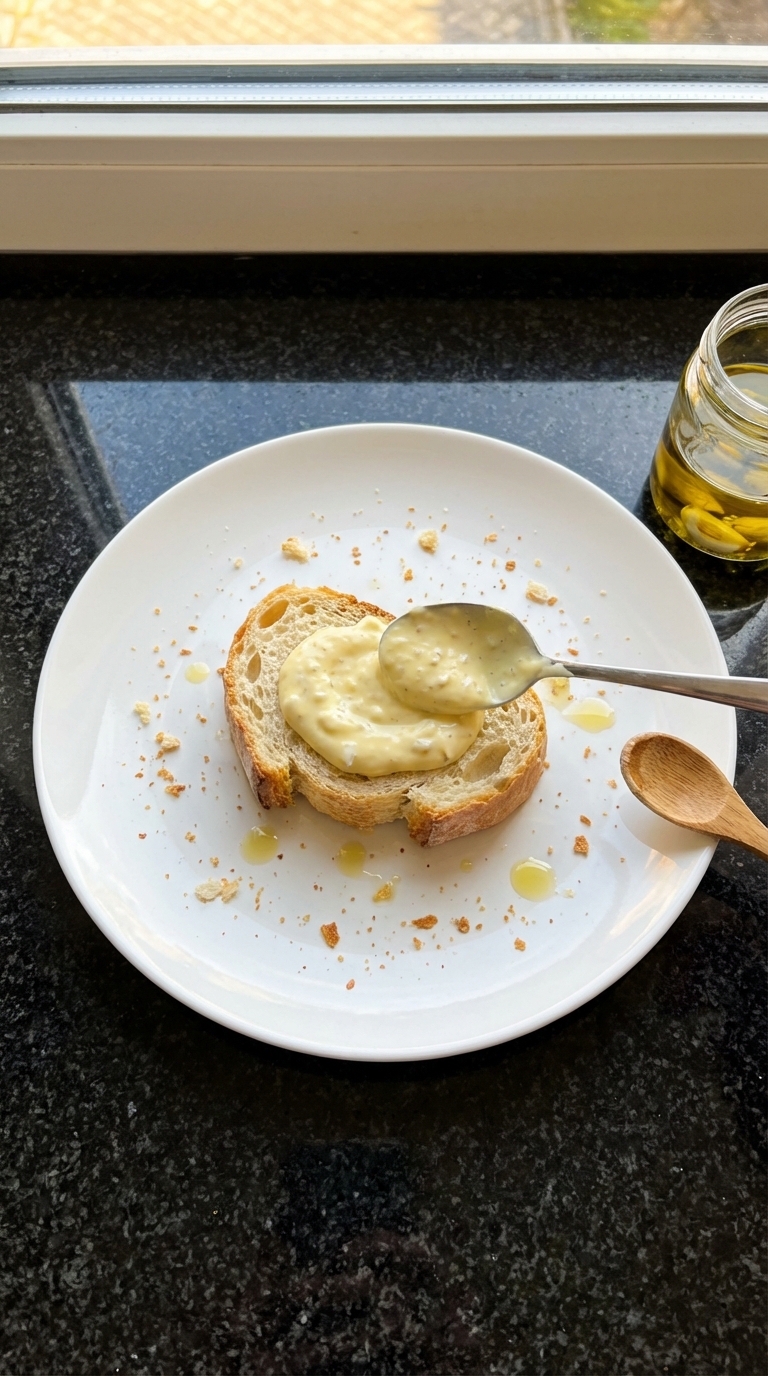 Klassische Aioli für Sandwiches