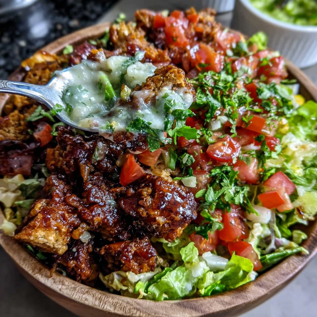 Tempeh Taco Salat Bowl
